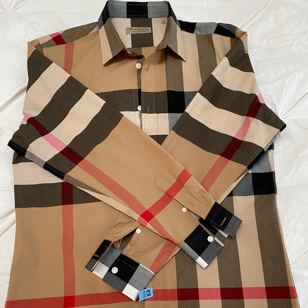 Burberry Button Down Long Sleeve Shirt